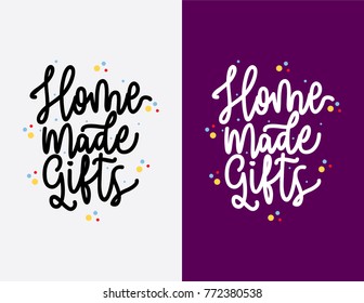 Winter Pleasure vector lettering