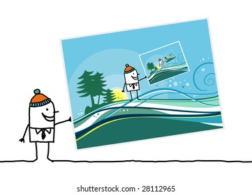 winter postcard
