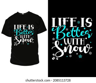 Winter quotes T-shirt Design, Winter Quotes Design
