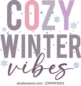 Winter Quotes Typography Lettering for T shirt Design, handwritten creative calligraphic Winter season quotes Design