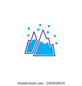 Winter related icon. illustration for web or app usage. Abstract icon