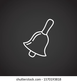 Winter related icon on background for graphic and web design. Simple illustration. Internet concept symbol for website button or mobile app