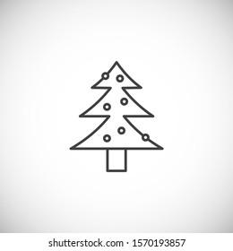Winter related icon on background for graphic and web design. Simple illustration. Internet concept symbol for website button or mobile app