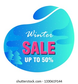 Winter Sale up to 50% banner