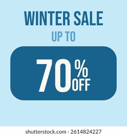 Winter sale up to 70 percent off
