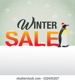 winter Sale background