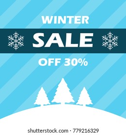 winter sale background