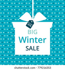 winter sale background