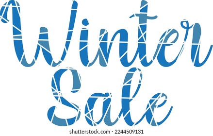 Winter Sale Background Banner Background for Business and Advertising Vector illustration.