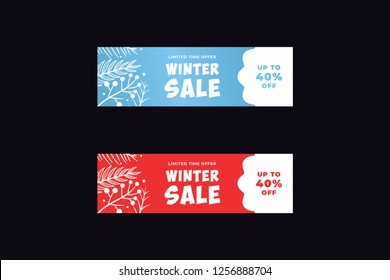 winter sale banner