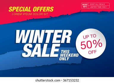 winter sale banner