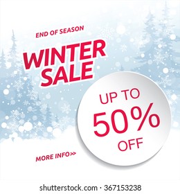 winter sale banner