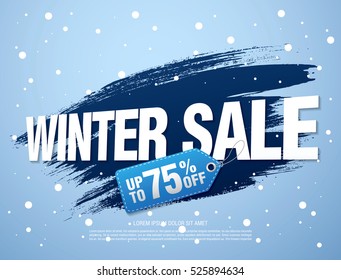 Winter sale banner