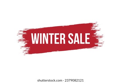 winter sale banner design. winter sale icon. Flat style vector illustration.