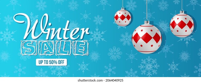 carteles de venta de invierno Publicar plantilla con fondo nevado