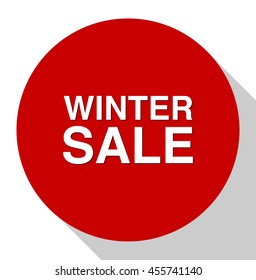 winter sale button