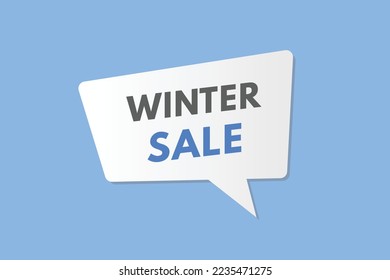 winter sale Button. winter sale Sign  Icon Label Sticker Web Buttons
