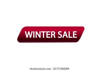 winter sale. Button for websites, Design Element, learn, stay, template, tuned, design, level, sign, speech, bubble  banner, modern, symbol, click. 

