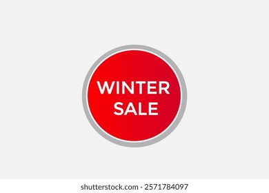 winter sale. Button for websites, Design Element, learn, stay, template, tuned, design, level, sign, speech, bubble  banner, modern, symbol, click. 

