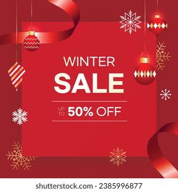 venta de invierno y fondo de marco