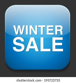 winter sale icon