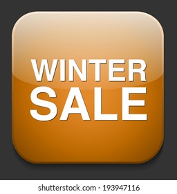 winter sale icon