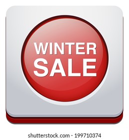 winter sale icon