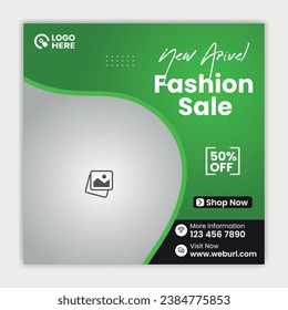 winter sale instagram poster and banner design