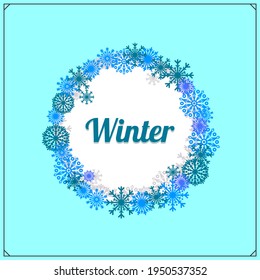 Logo de la venta de invierno y elementos de diseño. Tarjeta de bienvenida de invierno. Feliz Navidad. La temporada invernal deja pasar la hermosa luz de nieve a cielo abierto.