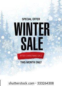 Winter Sale Poster