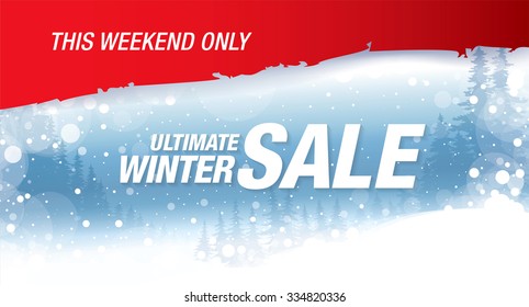 Winter Sale Poster