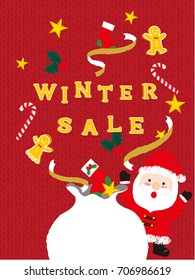 Winter sale poster