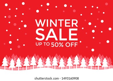 	
Winter Sale Shopping Banner and Flyer Template. Poster and Banner design. Vector Background.