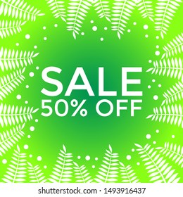 Winter Sale Shopping Banner and Flyer Template. Poster and Banner design. Vector Background.
