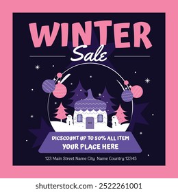 Winter Sale Social Media Post