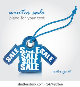 winter sale tag