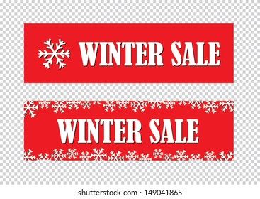 winter sale vector