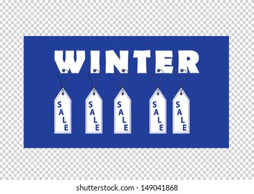 winter sale vector