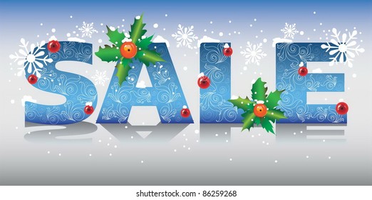 Winter Sale Vector