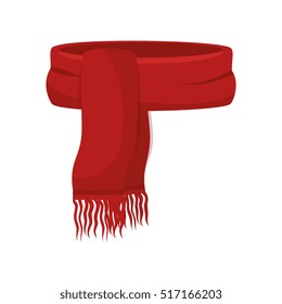 winter scarf clothes icon