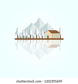 Winter Scene Background