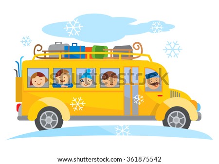 Cartoon Bus suku puoli