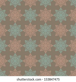 Winter Seamles Background With Snowflakes