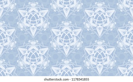 Winter seamless abstract pattern. Colors of the winter landscape.
