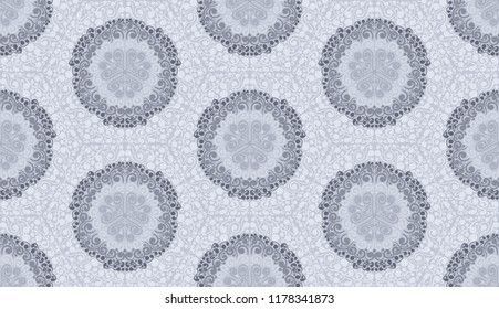 Winter seamless abstract pattern. Colors of the winter landscape.