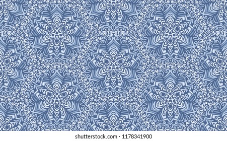 Winter seamless abstract pattern. Colors of the winter landscape.