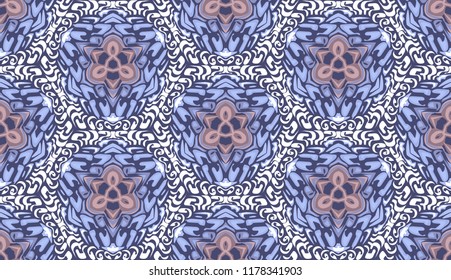 Winter seamless abstract pattern. Colors of the winter landscape.