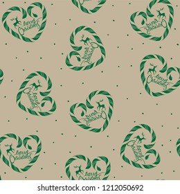 Winter seamless Christmas pattern for design packaging paper, postcard, print and textiles.