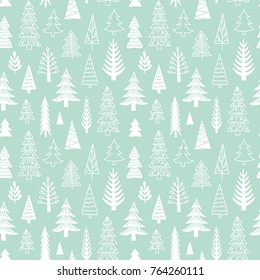 Winter seamless Christmas pattern for  postcards, textiles and packaging paper.