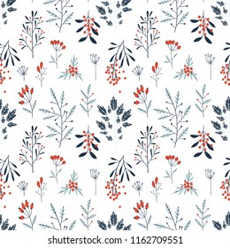 Winter seamless pattern